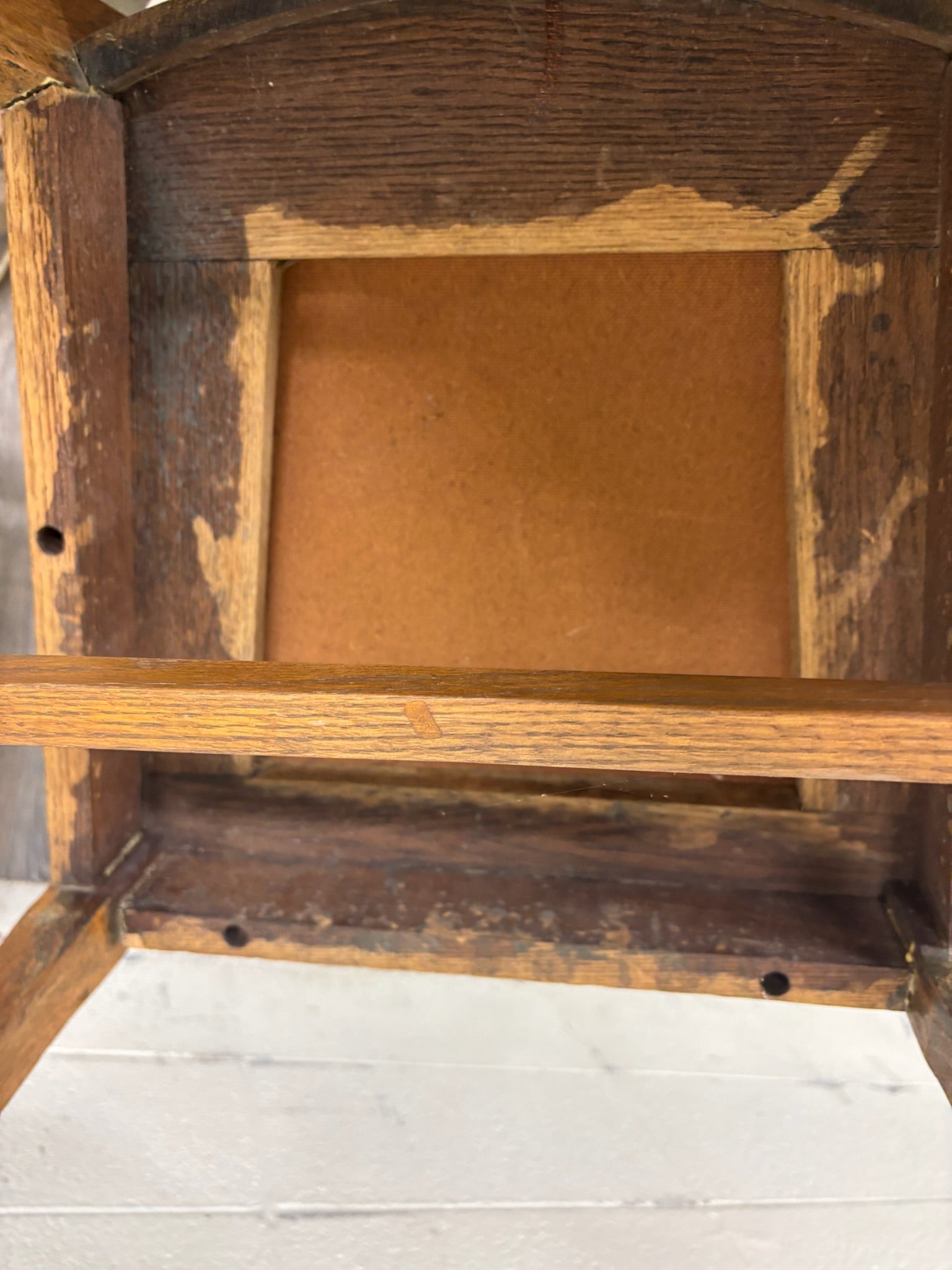 Antique Mission Arts and Crafts Tiger Oak Dining Chairs - Pair