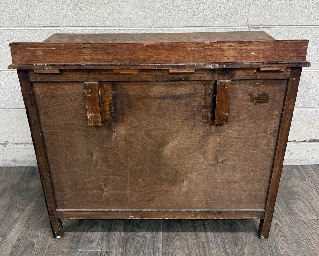 Antique Arts and Crafts Mission Style Oak Dresser Chest of Drawers