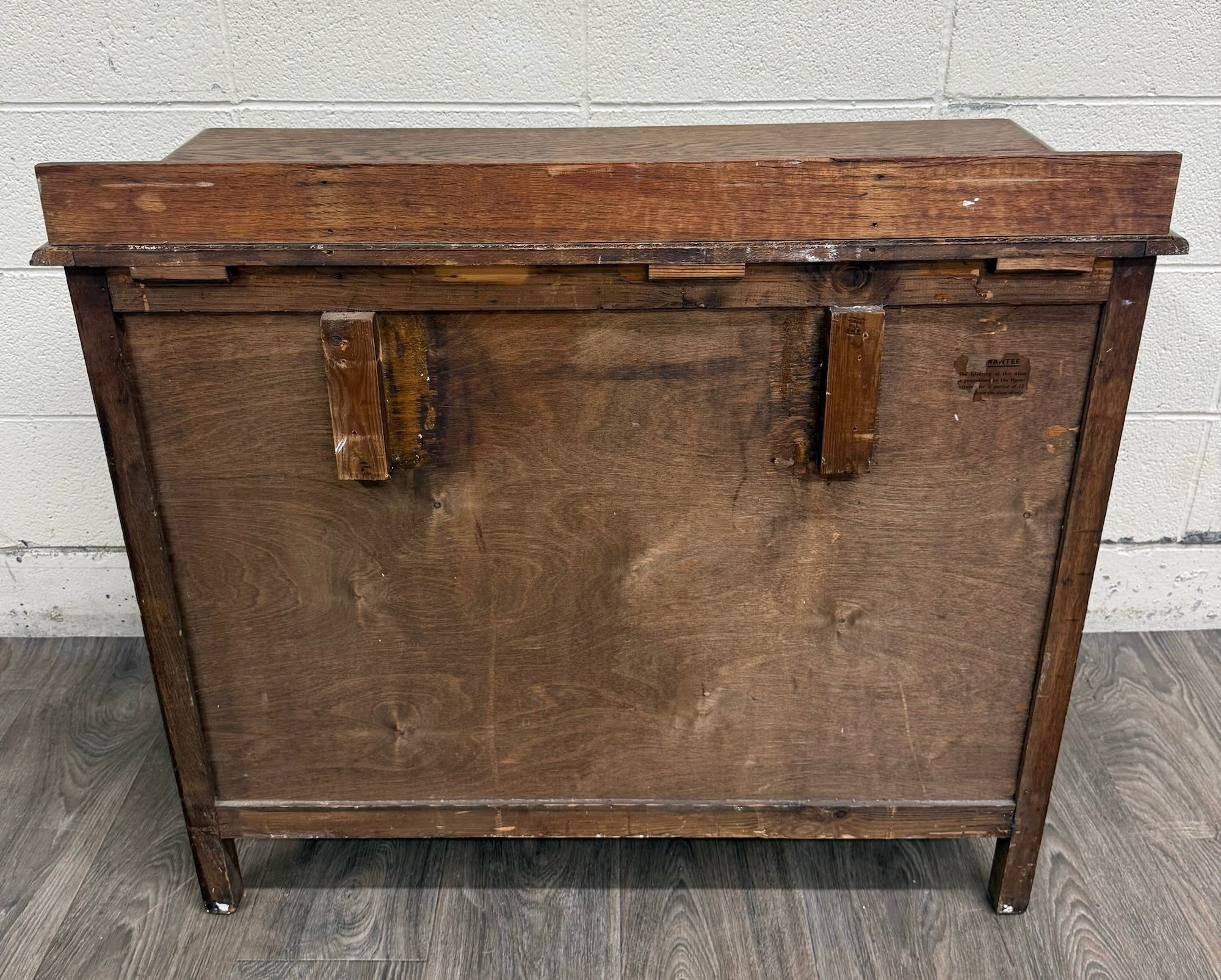 Antique Arts and Crafts Mission Style Oak Dresser Chest of Drawers