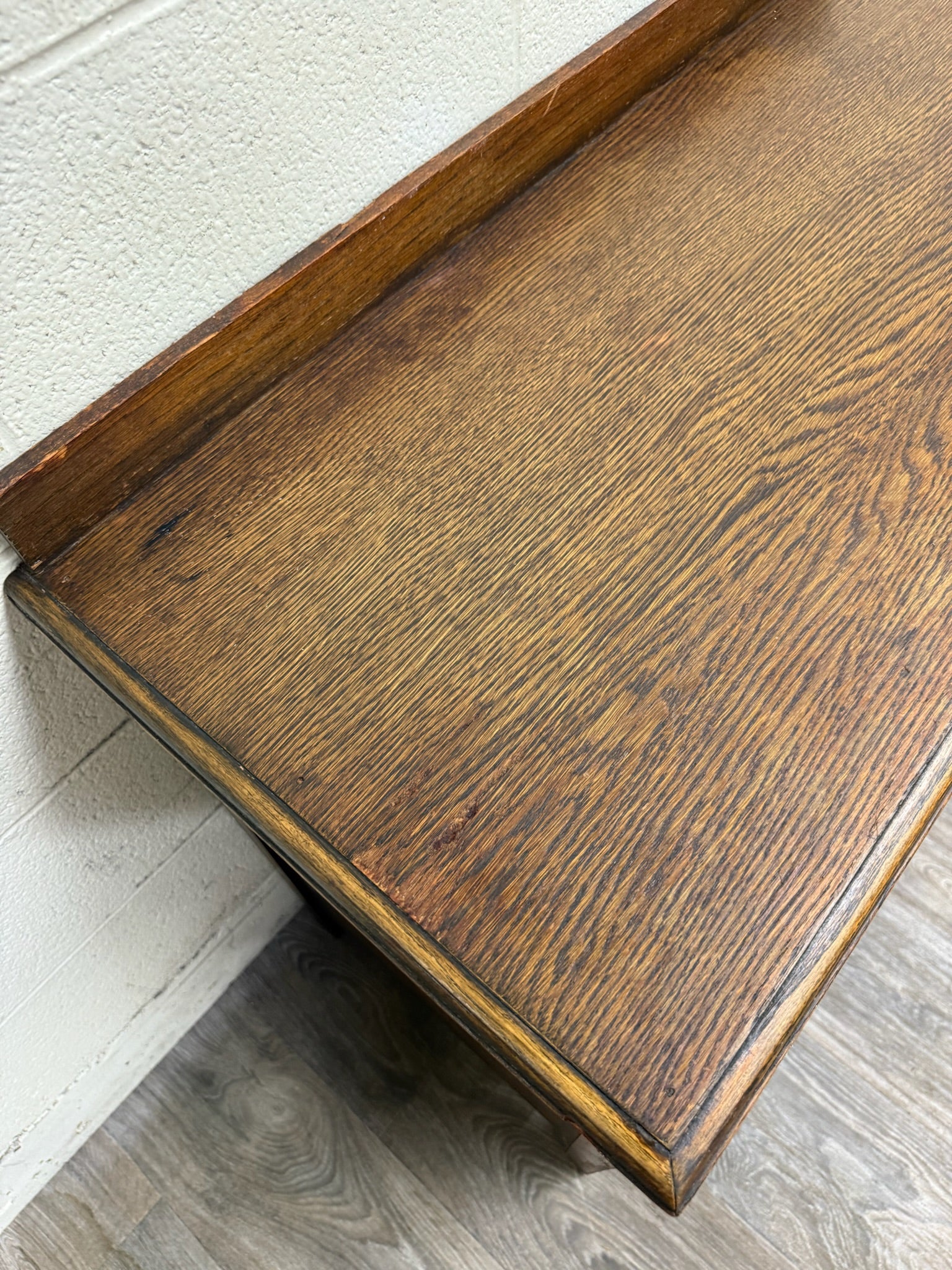 Antique Arts and Crafts Mission Style Oak Dresser Chest of Drawers