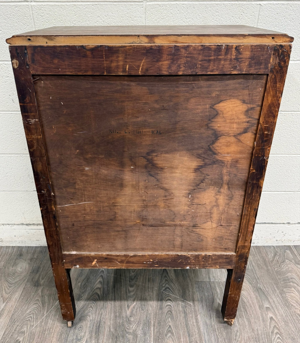 Antique Late Victorian Walnut Chest of Drawers