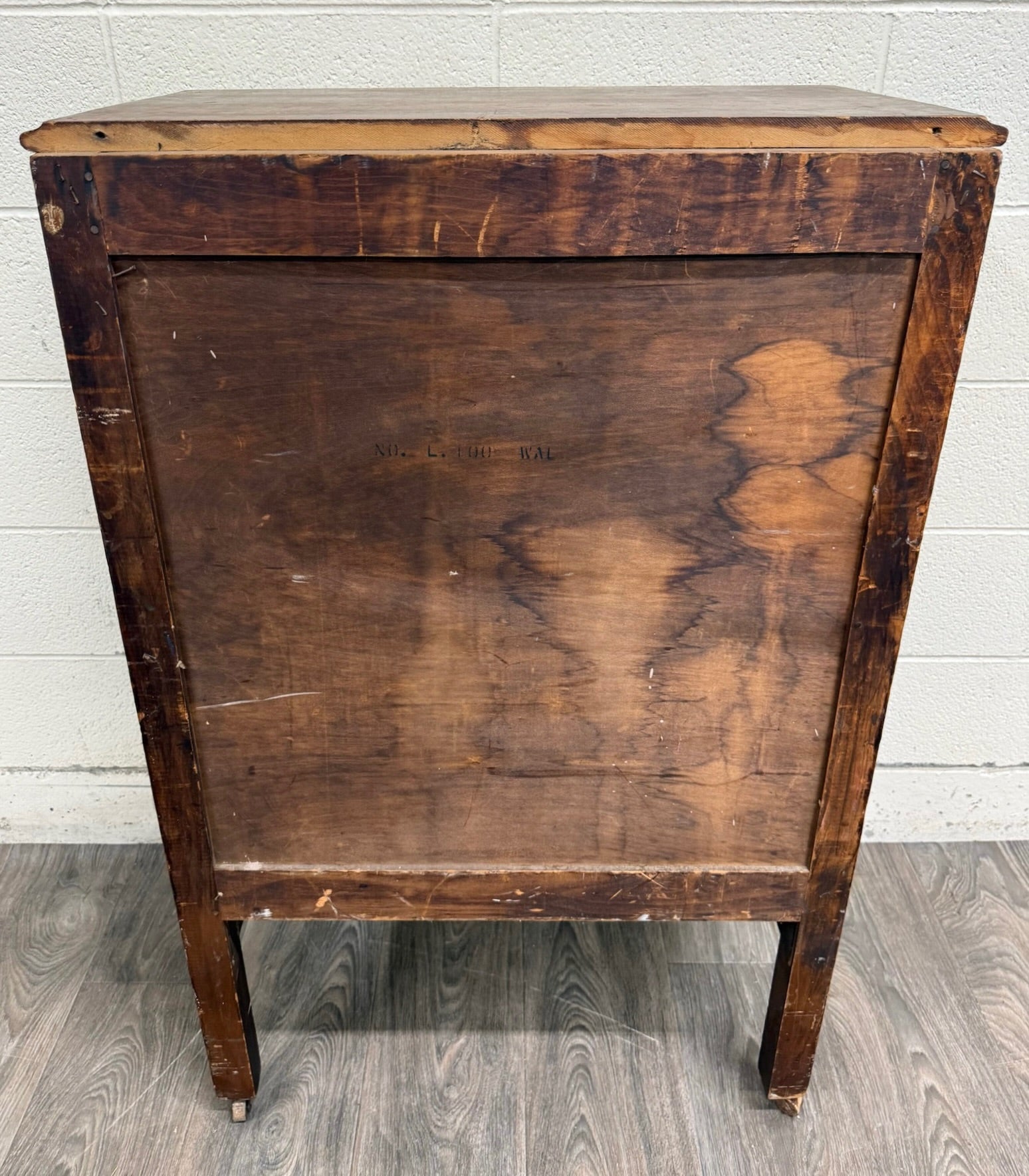 Antique Late Victorian Walnut Chest of Drawers