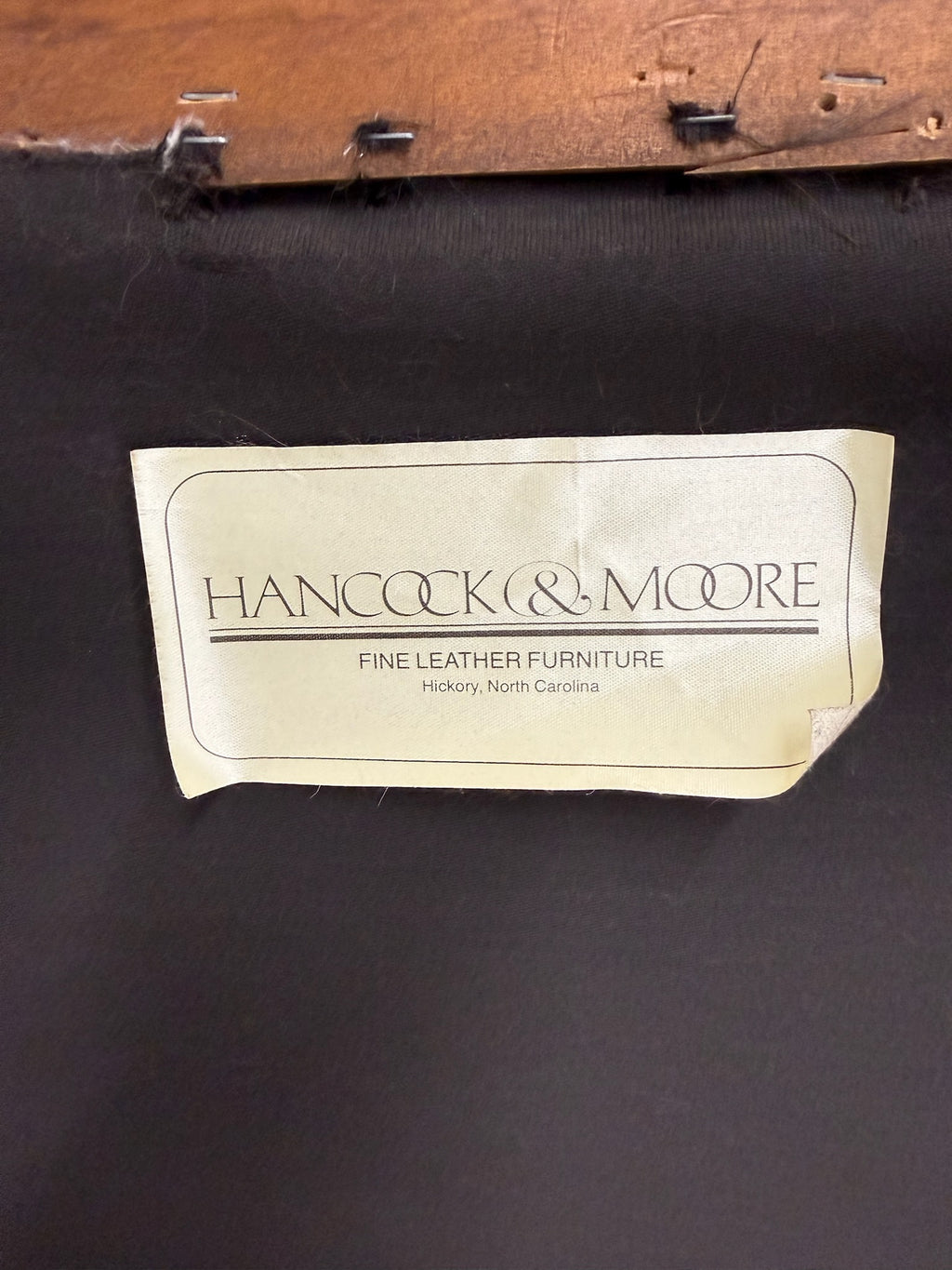 Vintage Hancock & Moore Jockey Club Armchair
