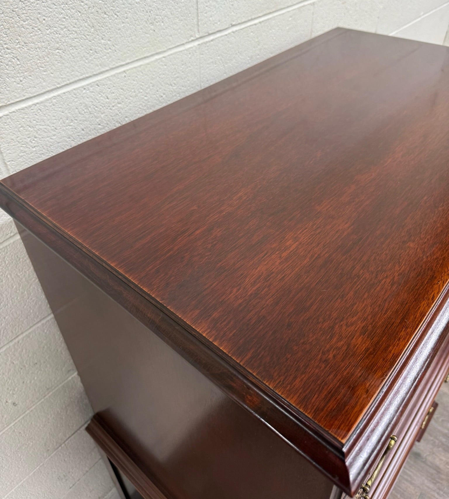 Vintage Thomasville Chair Company Mahogany Chest on Chest Dresser