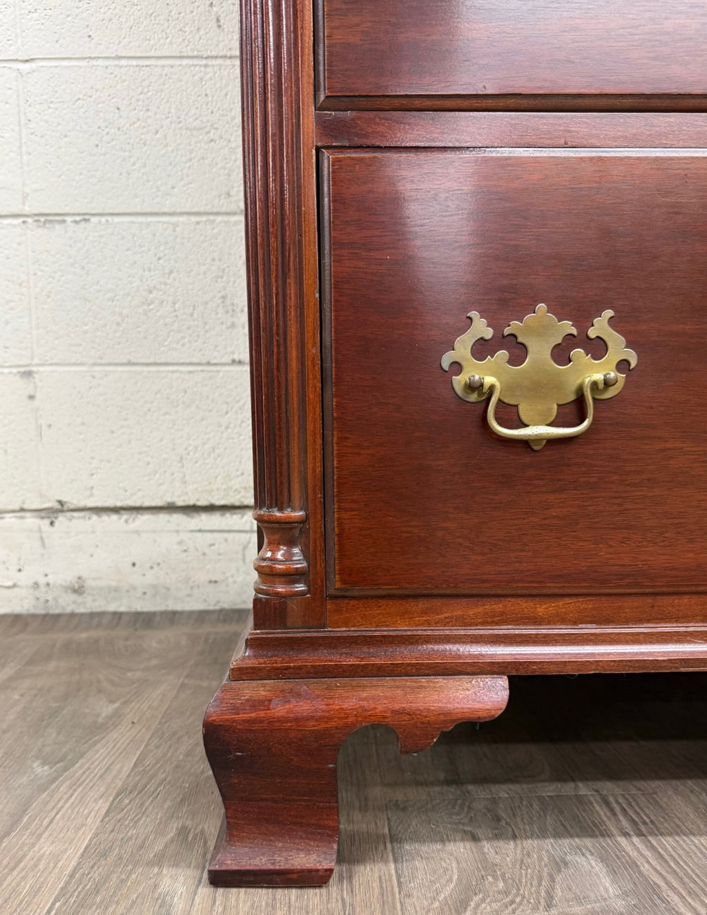 Vintage Thomasville Chair Company Mahogany Chest on Chest Dresser
