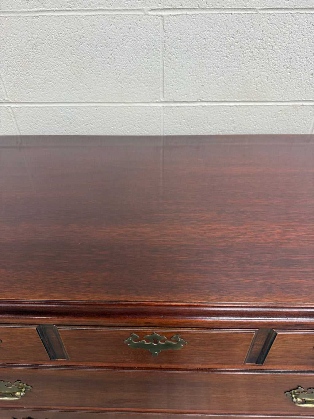 Vintage Thomasville Chair Company Mahogany Chest on Chest Dresser