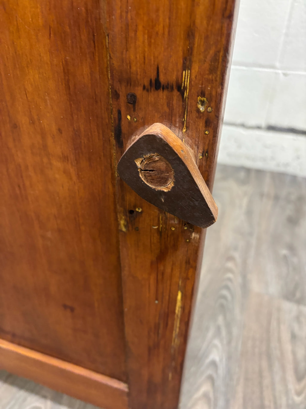 Antique American Country Stepback Hutch Welsh Cupboard