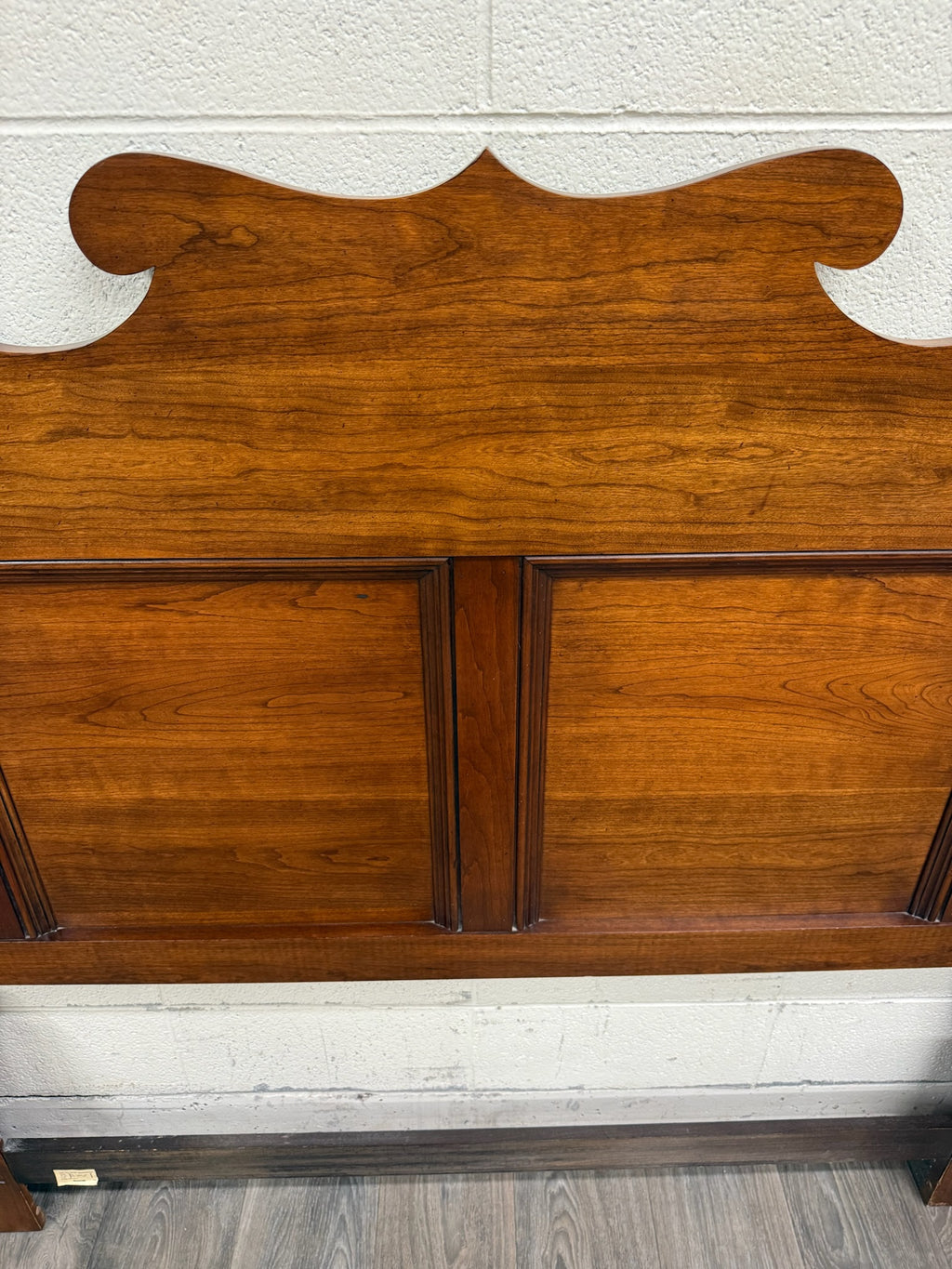 Vintage Full Size Thomasville Heirloom Collection Cherry Wood Four Poster Bed