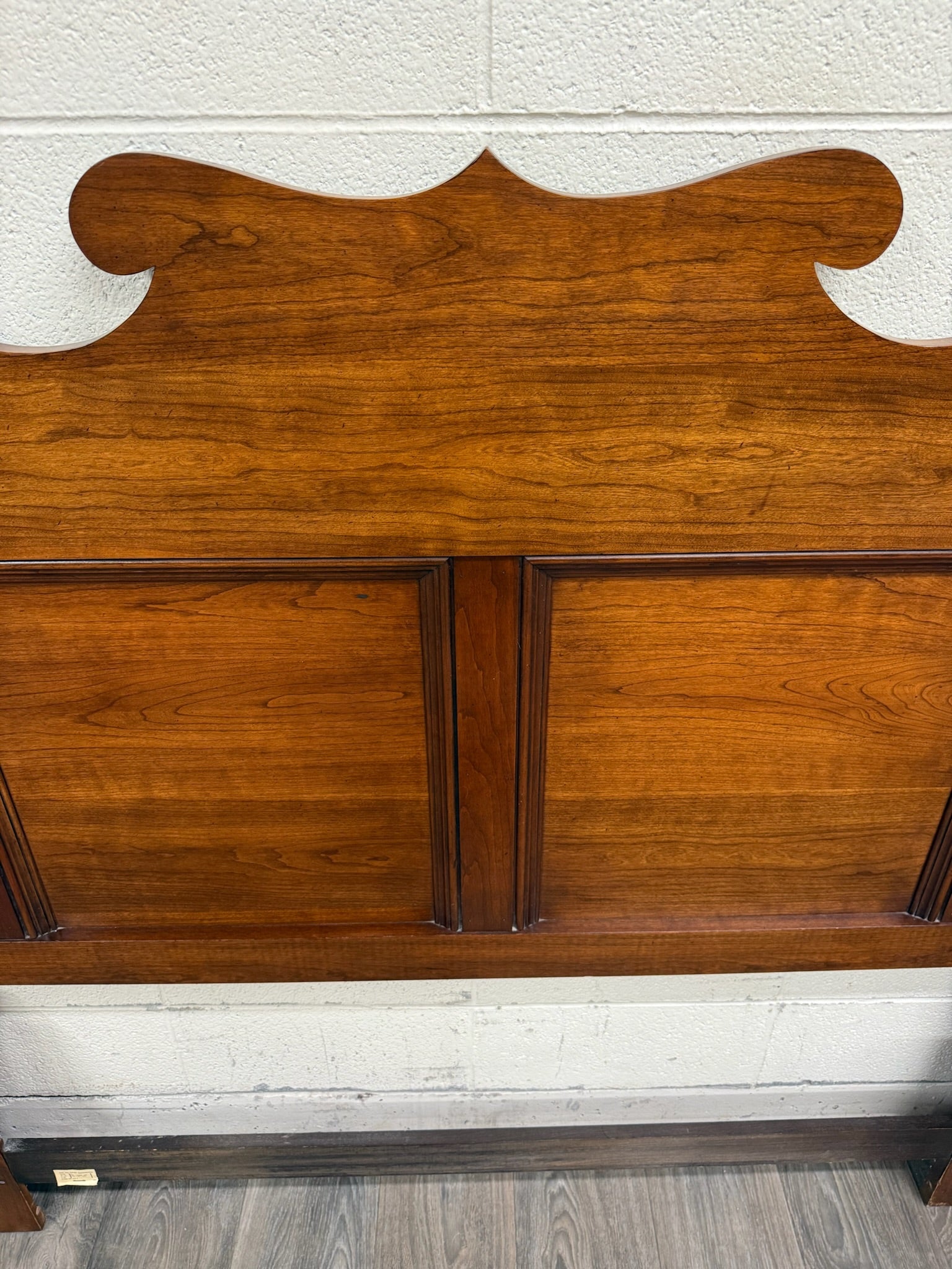 Vintage Full Size Thomasville Heirloom Collection Cherry Wood Four Poster Bed