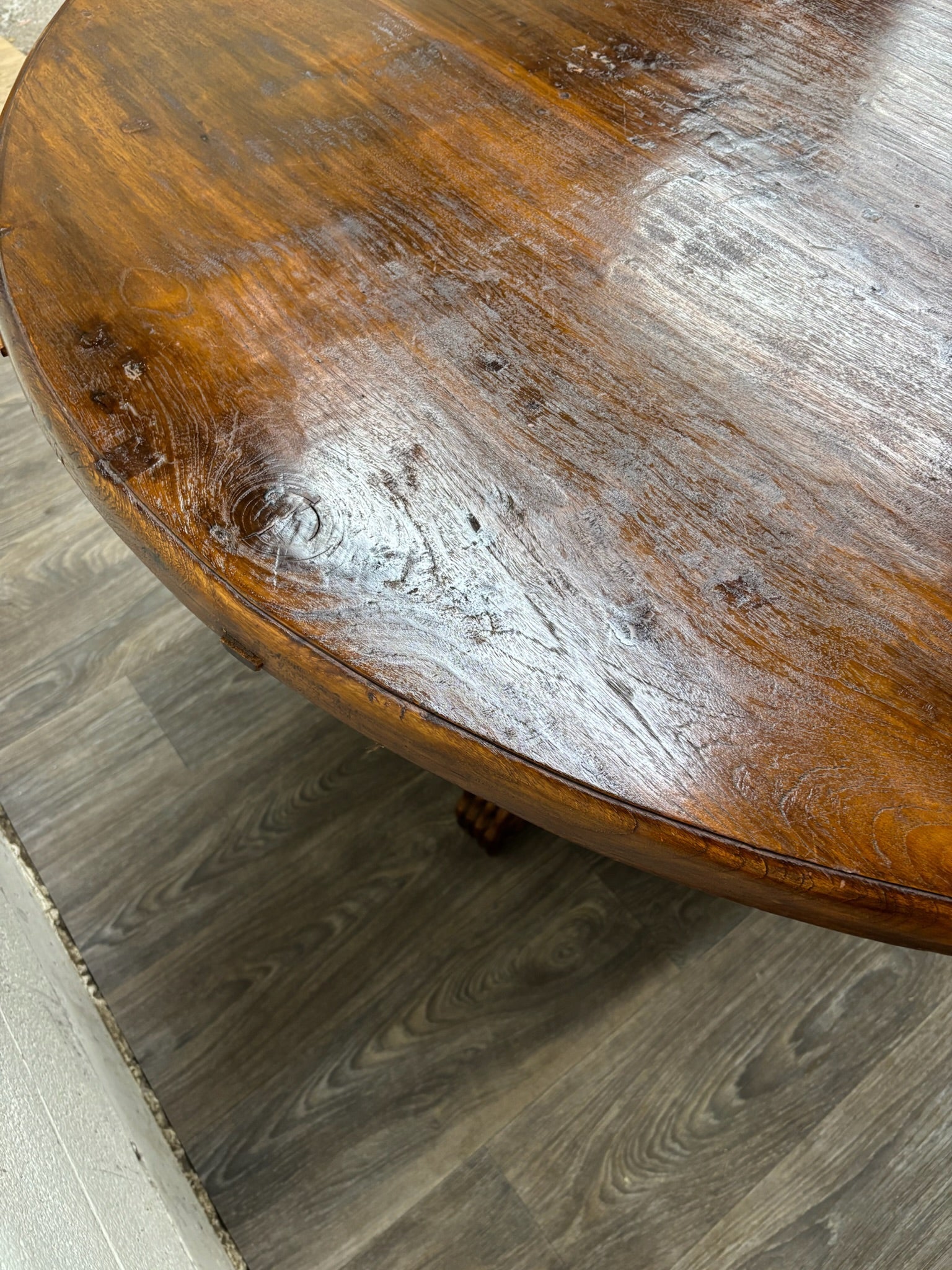 Antique French Renaissance Revival Victorian Renaissance Solid Oak Dining Table