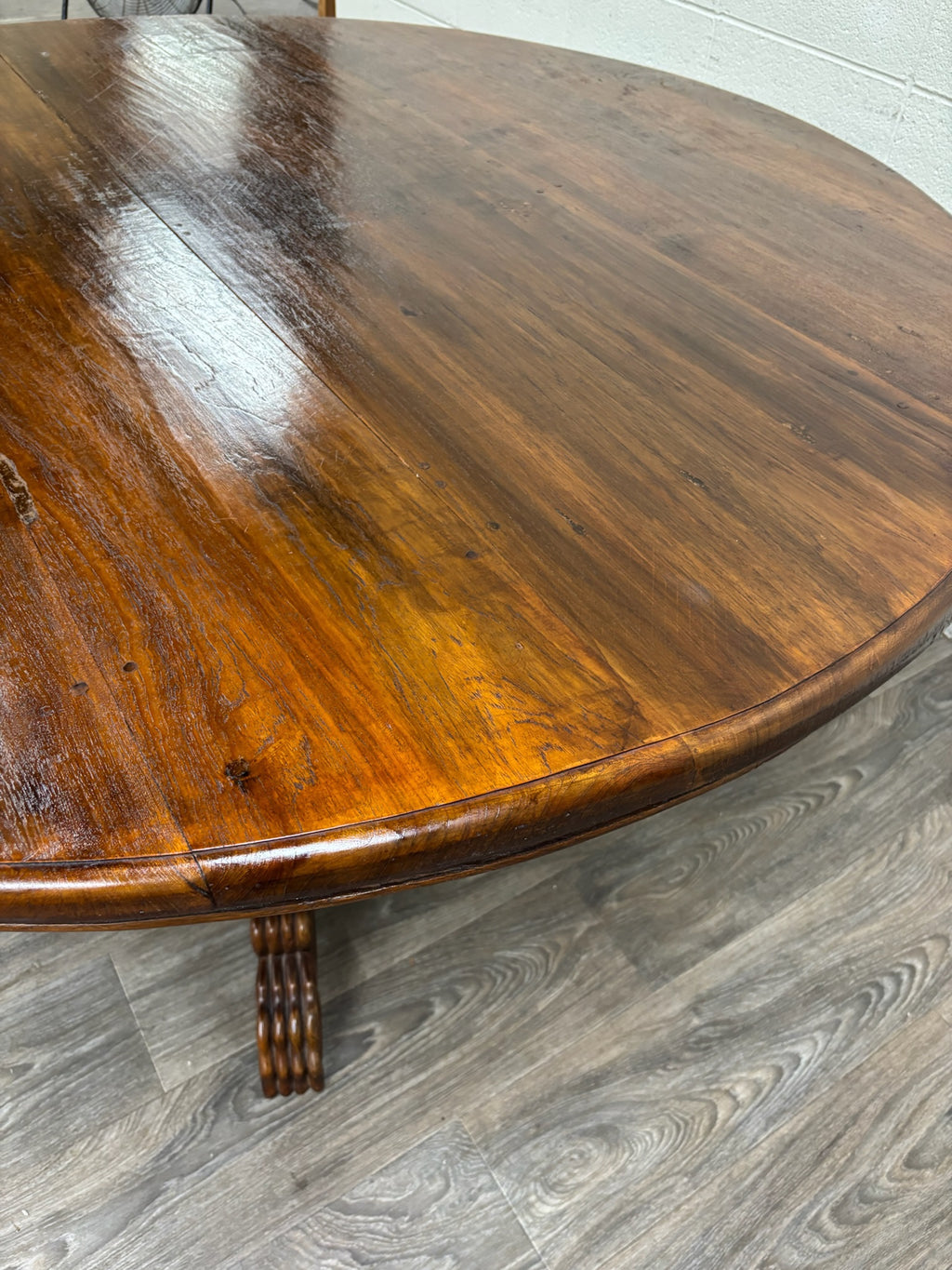 Antique French Renaissance Revival Victorian Renaissance Solid Oak Dining Table