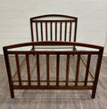 Antique Full Size Northwestern Mfg Co Arts & Crafts Mission Tiger Oak Bed
