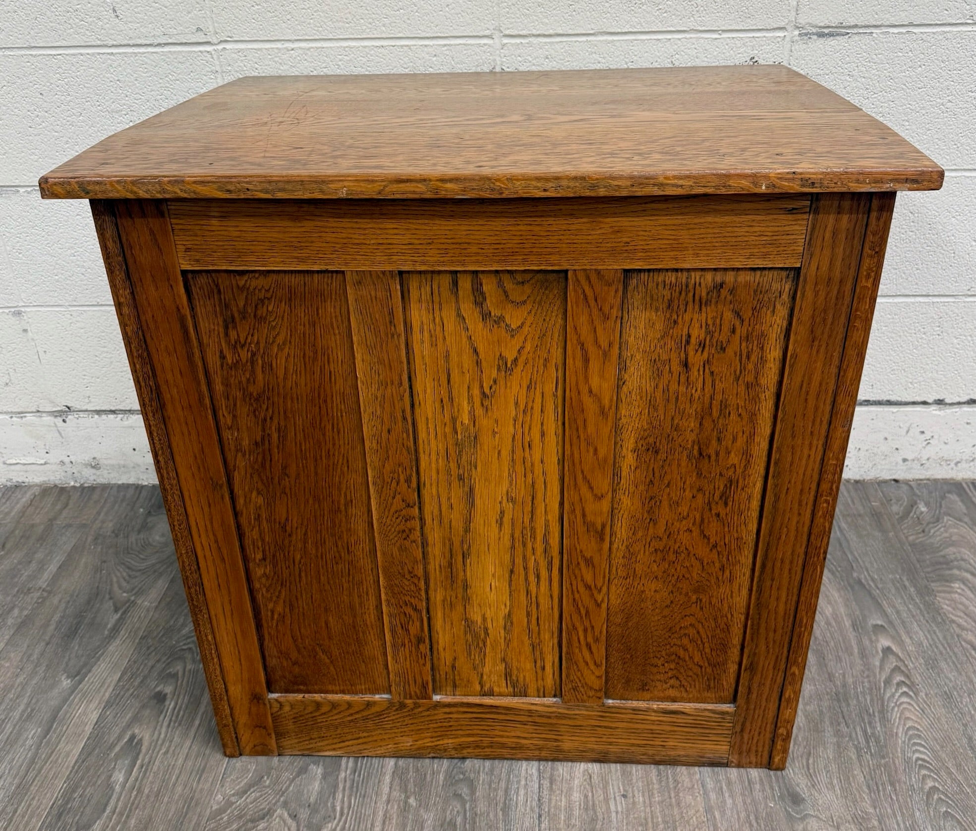 Antique American Arts & Crafts Mission Quarter Sawn White Oak Library Table Desk