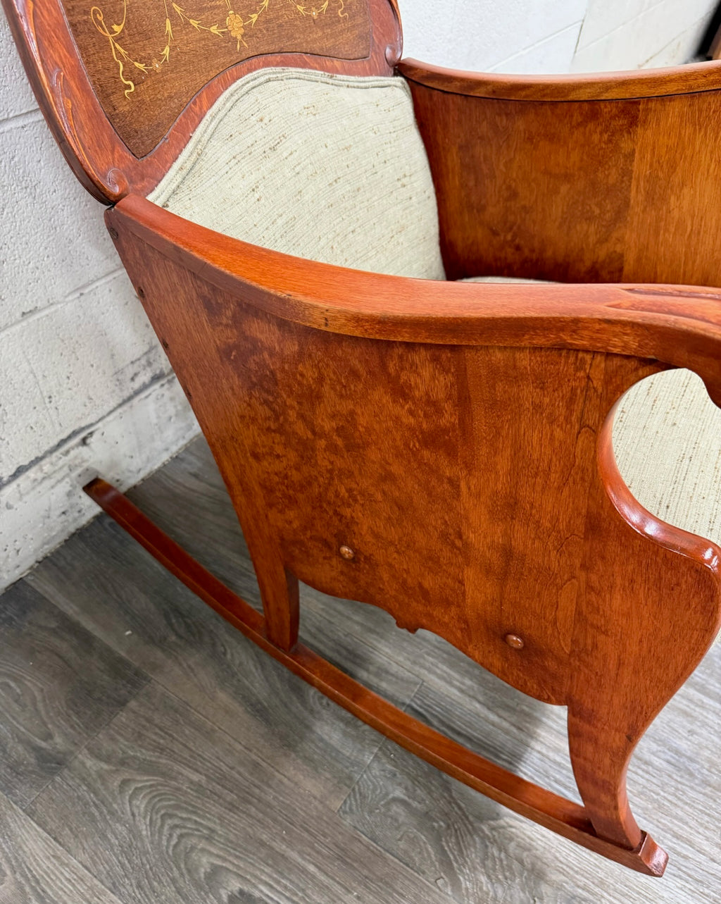 Antique Victorian Mahogany Rocking Chair