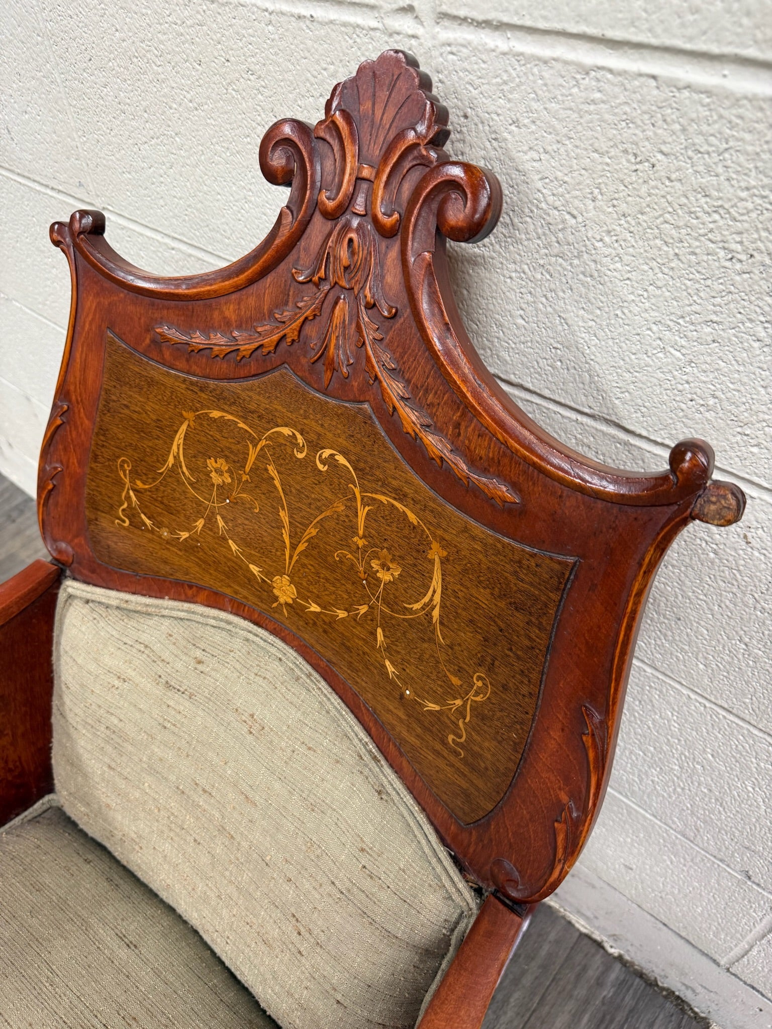 Antique Victorian Mahogany Rocking Chair