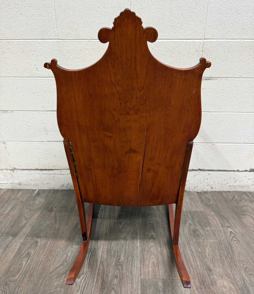 Antique Victorian Mahogany Rocking Chair