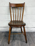 Antique American Windsor Farmhouse Style Plank Seat Dining Chair