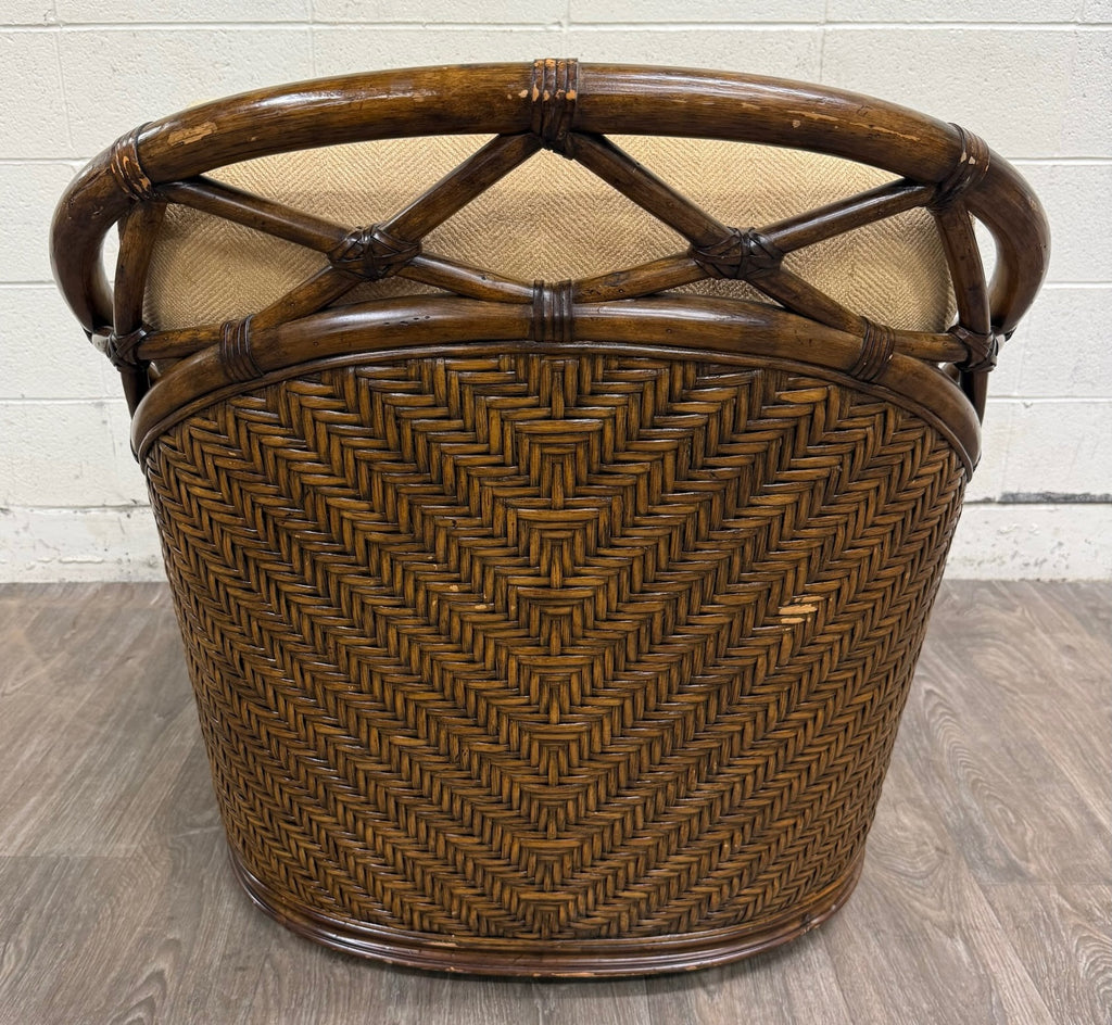 Lexington Tommy Bahama Bali Hai Collection Diamond Cove Rattan Swivel Chair