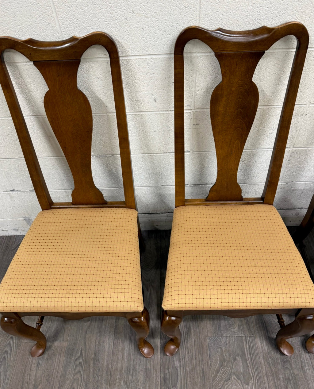Vintage Ethan Allen Classic Manor Splat Back Dining Chairs 15-6001 - Set of 4