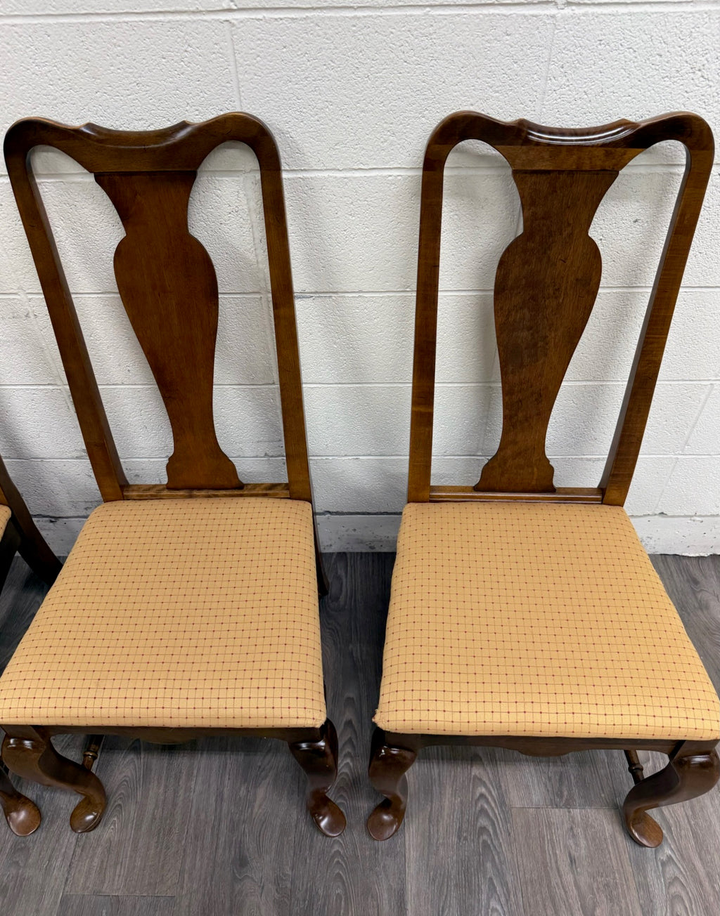 Vintage Ethan Allen Classic Manor Splat Back Dining Chairs 15-6001 - Set of 4