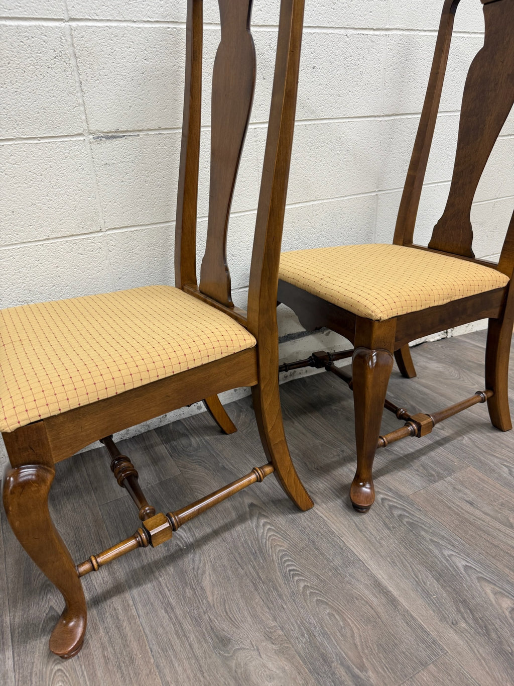 Vintage Ethan Allen Classic Manor Splat Back Dining Chairs 15-6001 - Set of 4