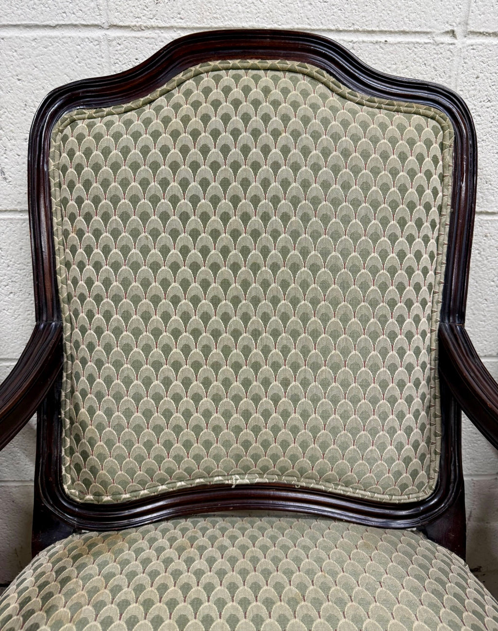 Vintage Drexel Heritage Louis XV Style Dining Arm Chairs - Set of 4