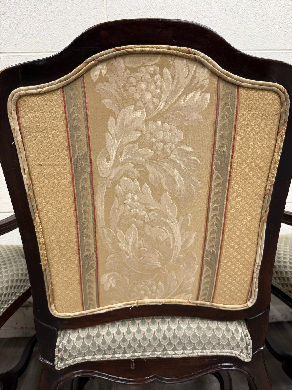 Vintage Drexel Heritage Louis XV Style Dining Arm Chairs - Set of 4
