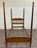 Vintage Twin Size Heywood-Wakefield Old Colony Four Poster Bed