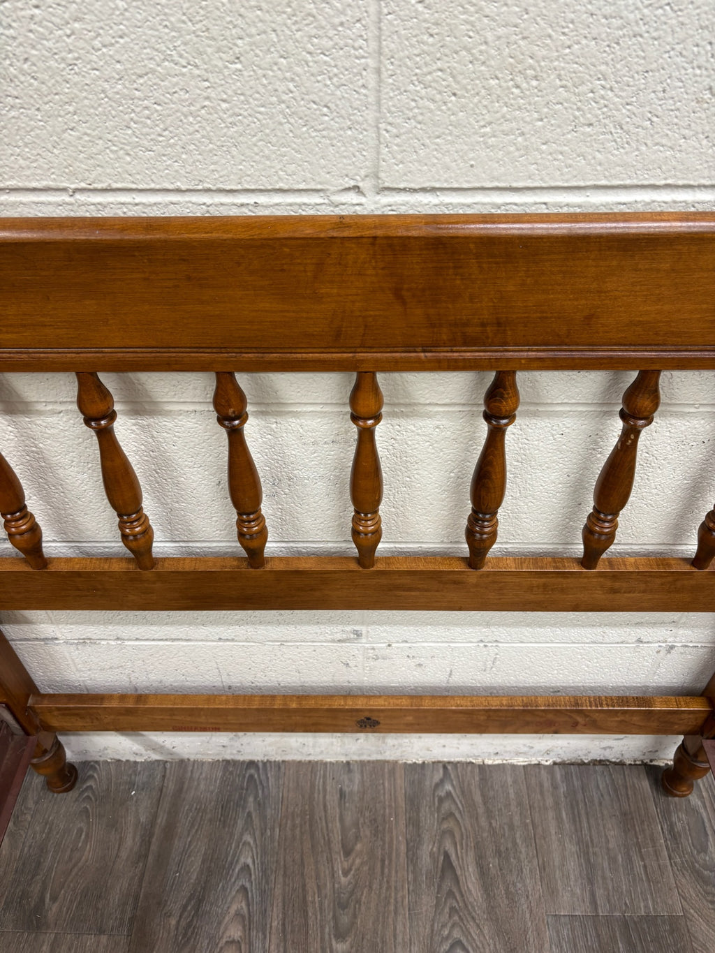 Vintage Twin Size Heywood-Wakefield Old Colony Four Poster Bed