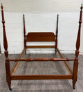 Vintage Full Size Pennsylvania House Chippendale Style Four Poster Bed