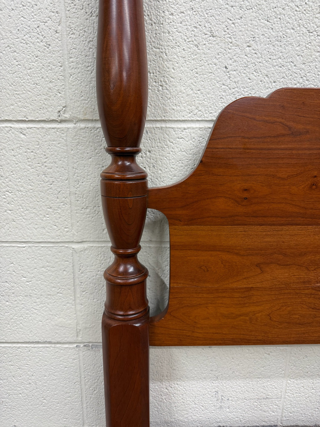 Vintage Full Size Pennsylvania House Chippendale Style Four Poster Bed