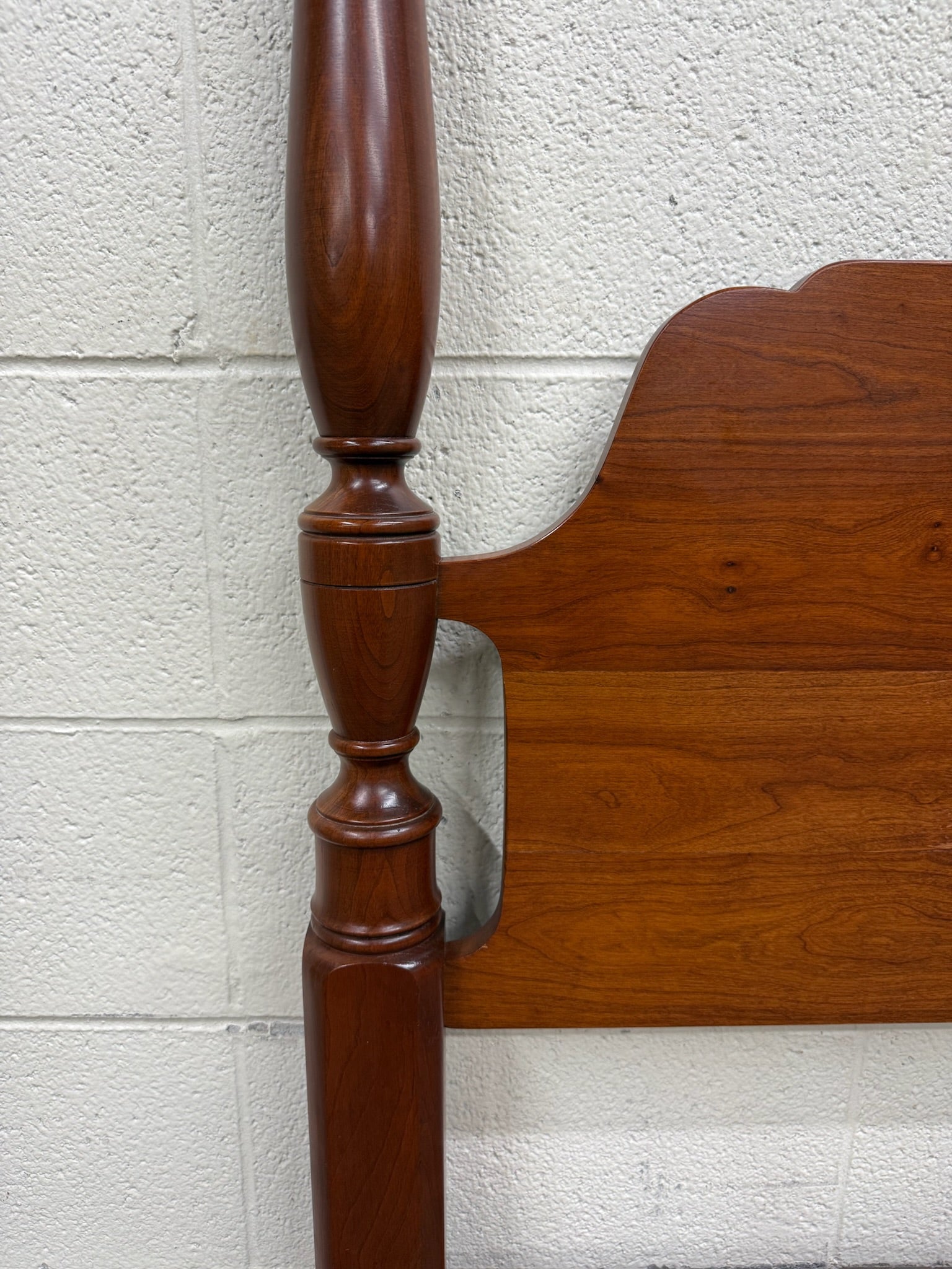 Vintage Full Size Pennsylvania House Chippendale Style Four Poster Bed