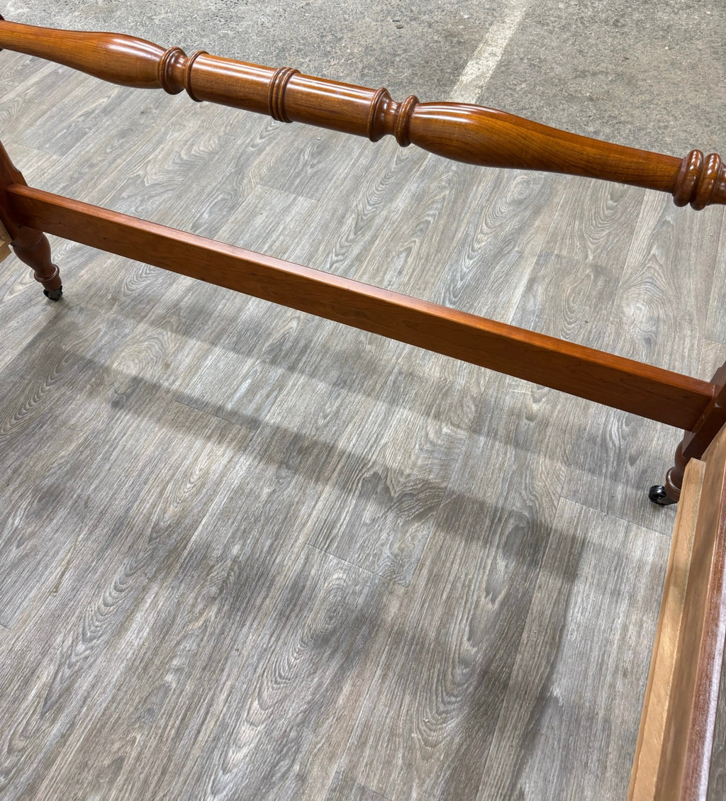 Vintage Full Size Pennsylvania House Chippendale Style Four Poster Bed