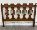 Vintage Full Size Chippendale Style Headboard