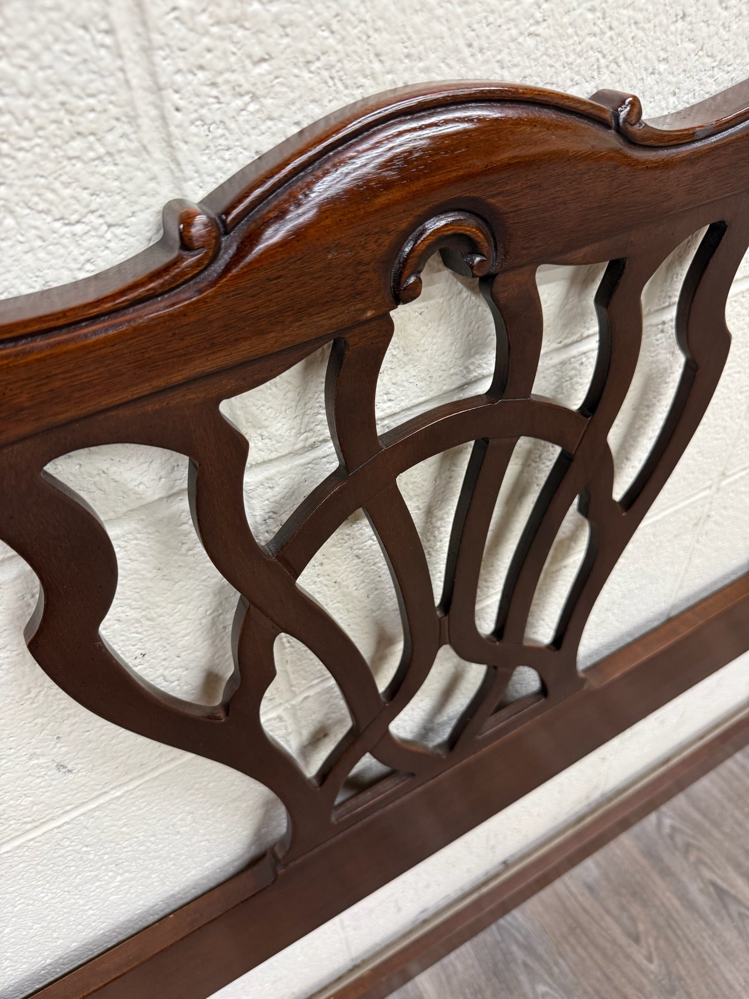 Vintage Queen Size Drexel Heritage 18th Century Classics Headboard