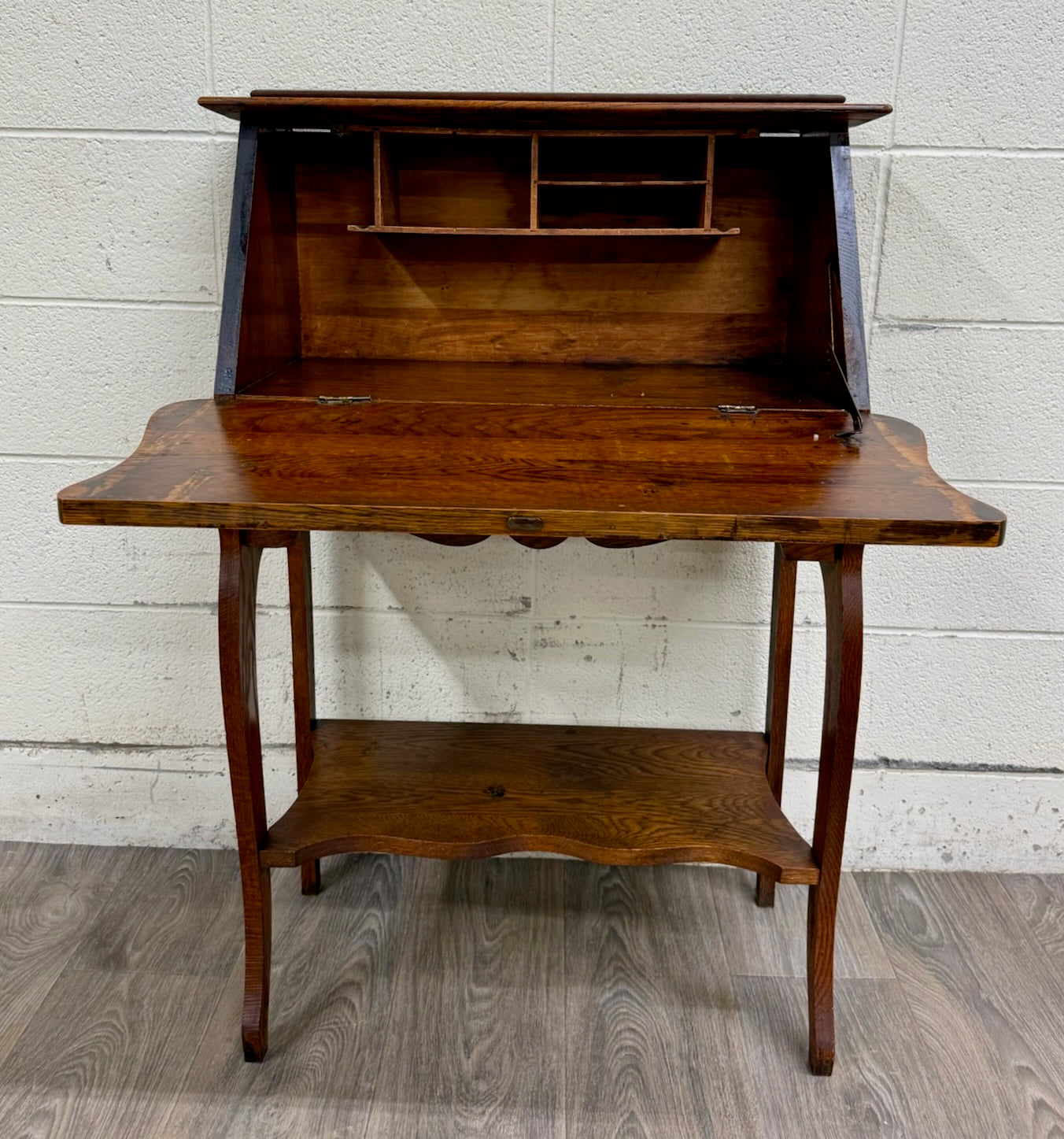 Antique French Louis XVI Style Secretary Desk Drop Front Desk