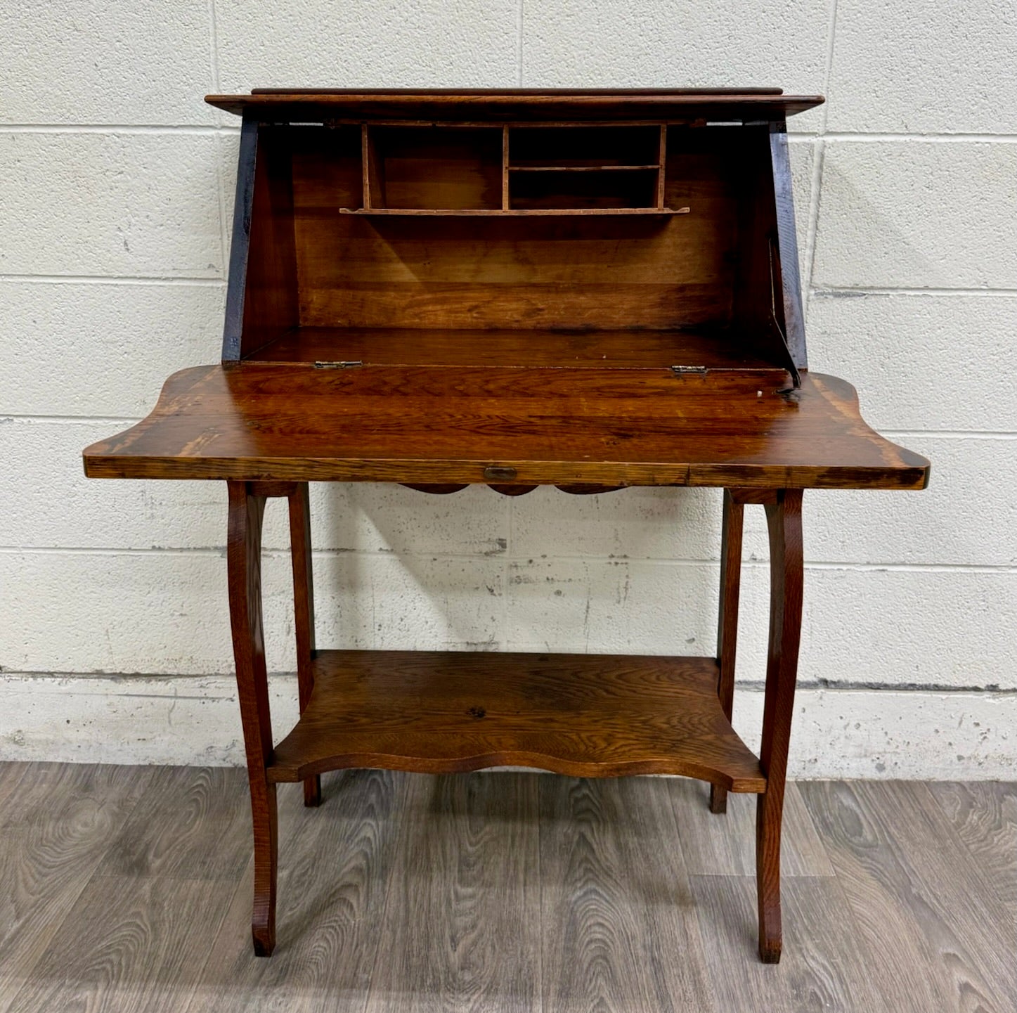 Antique French Louis XVI Style Secretary Desk Drop Front Desk