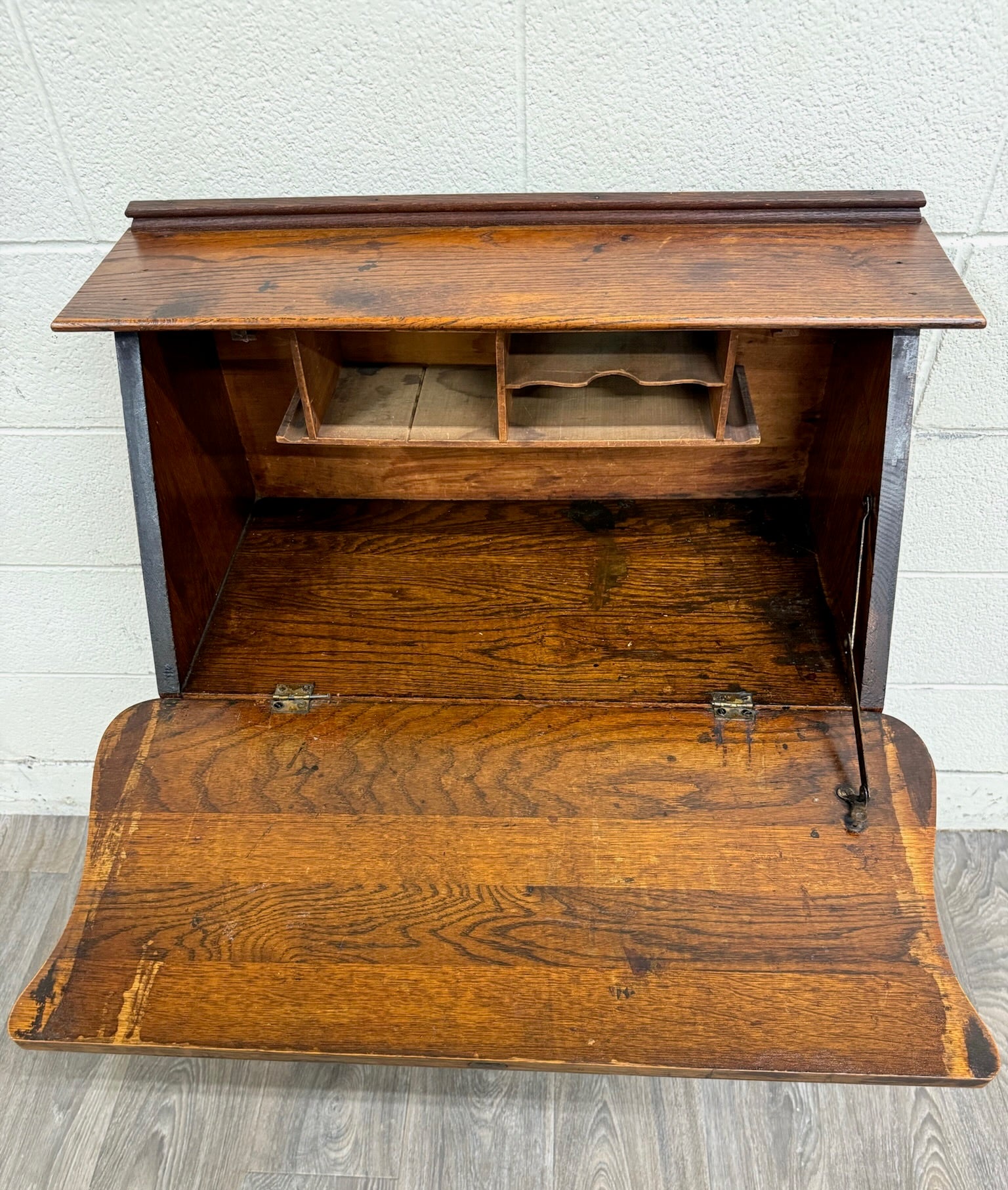 Antique French Louis XVI Style Secretary Desk Drop Front Desk