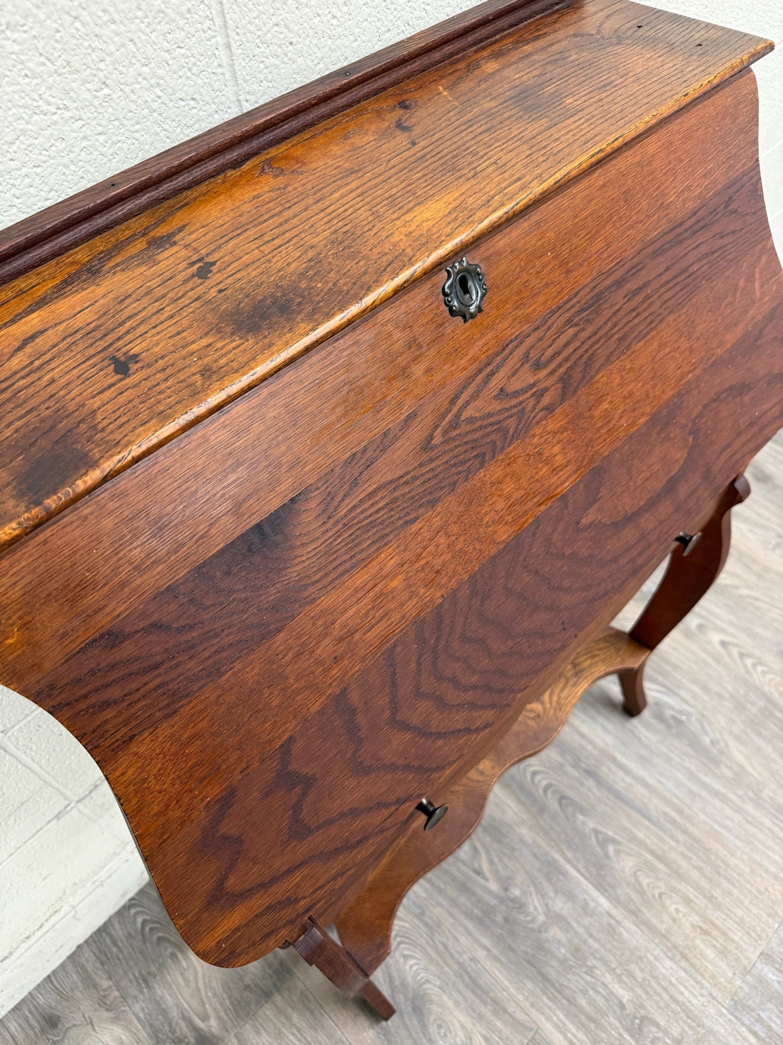 Antique French Louis XVI Style Secretary Desk Drop Front Desk