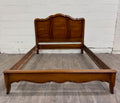 Vintage Full Size White Furniture Company French Provincial Bed