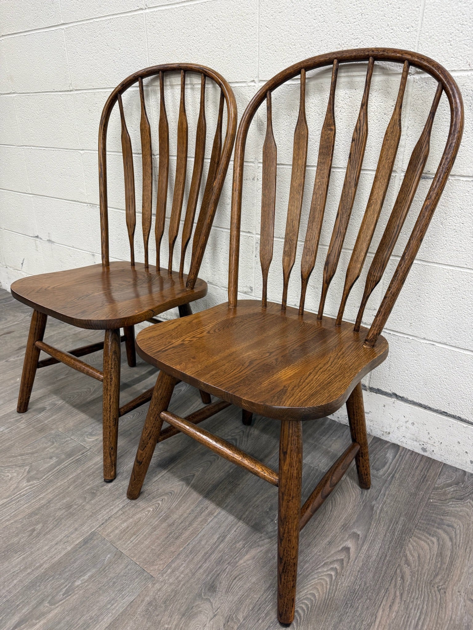 Vintage Bent Hoop Back Spindle Paddle Back Arrow Back HIgh Back Windsor Chairs