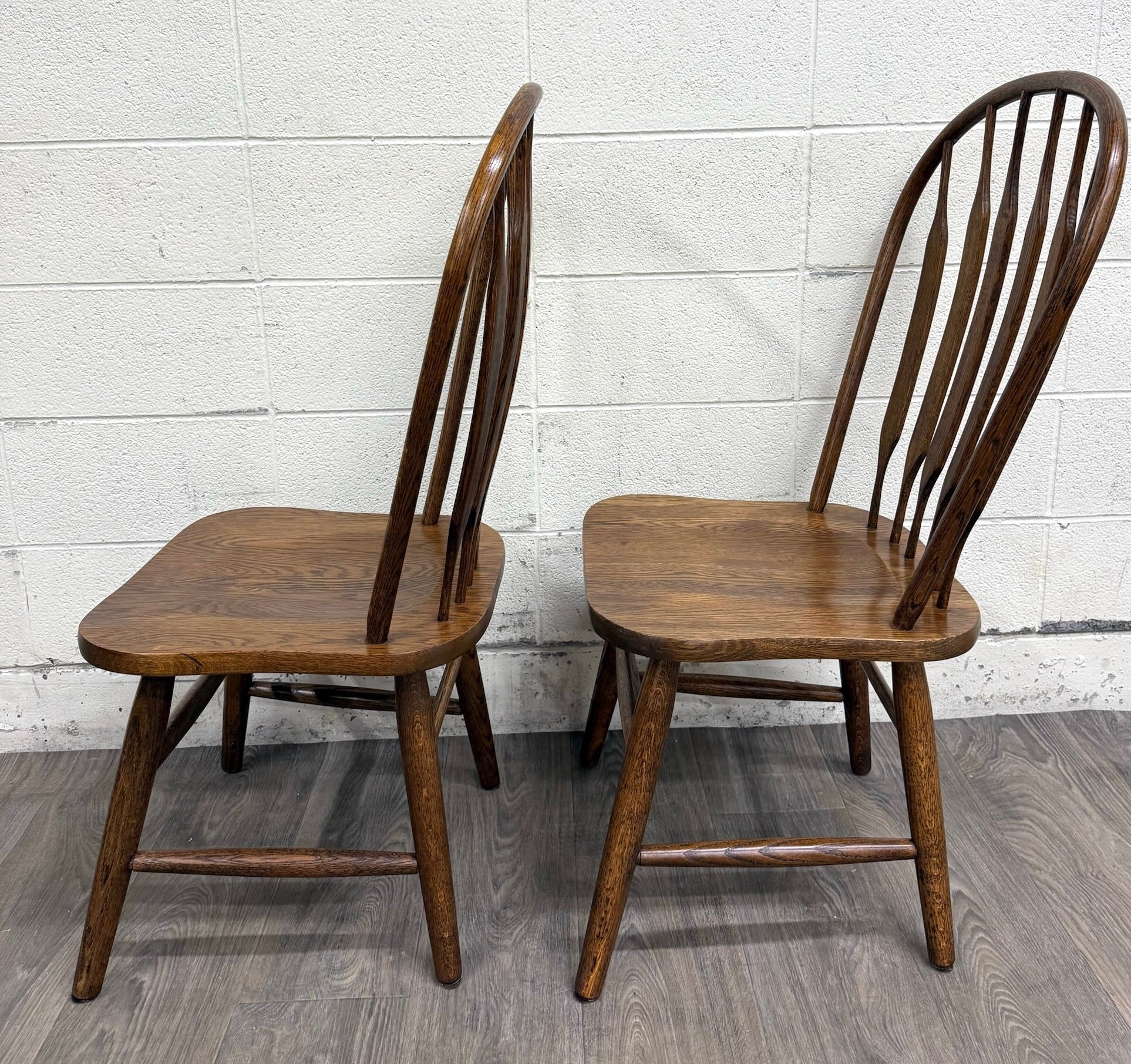Vintage Bent Hoop Back Spindle Paddle Back Arrow Back HIgh Back Windsor Chairs