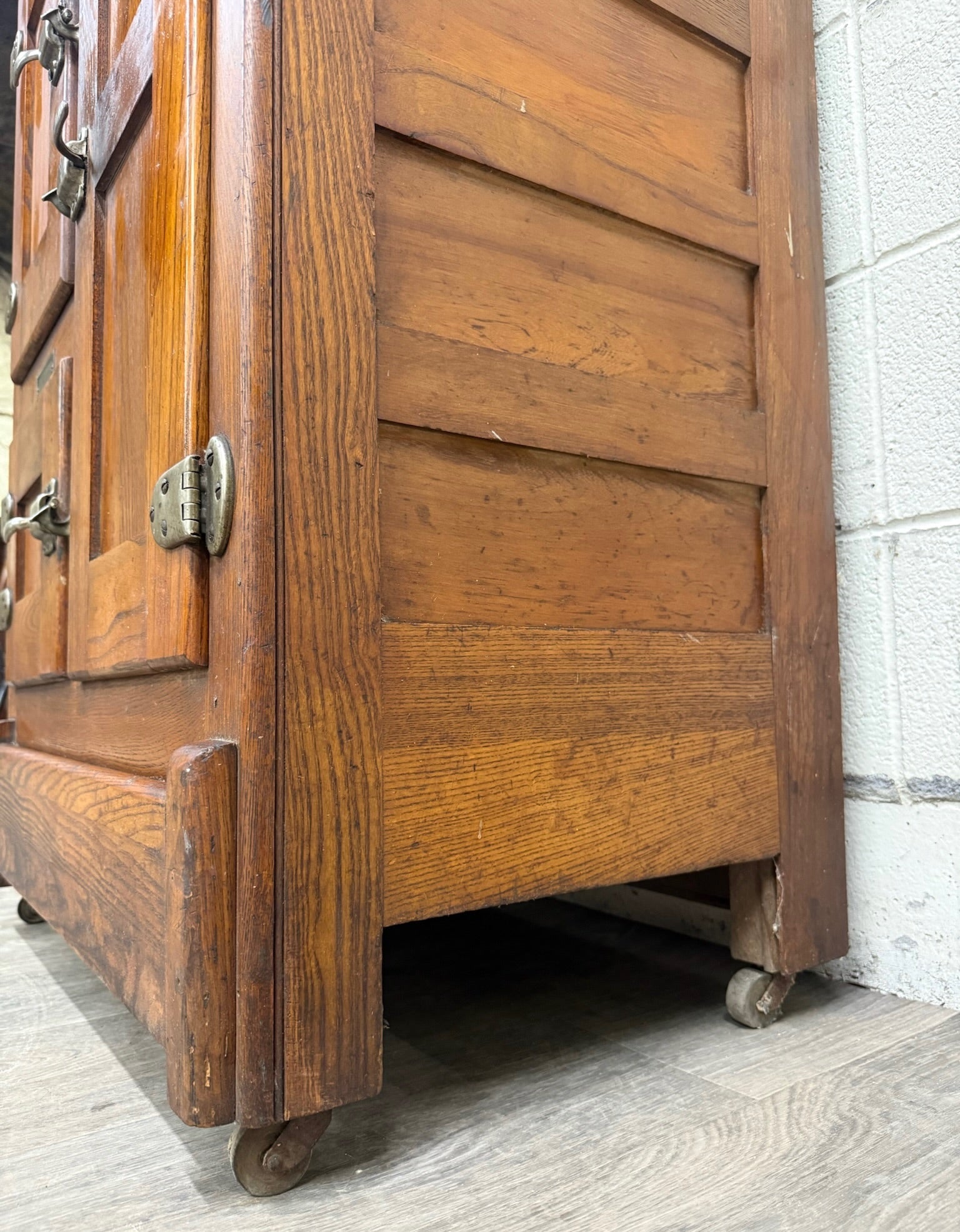 Antique Coldtite Oak Ice Box
