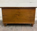 Antique American Primitive Solid Pine Blanket Chest