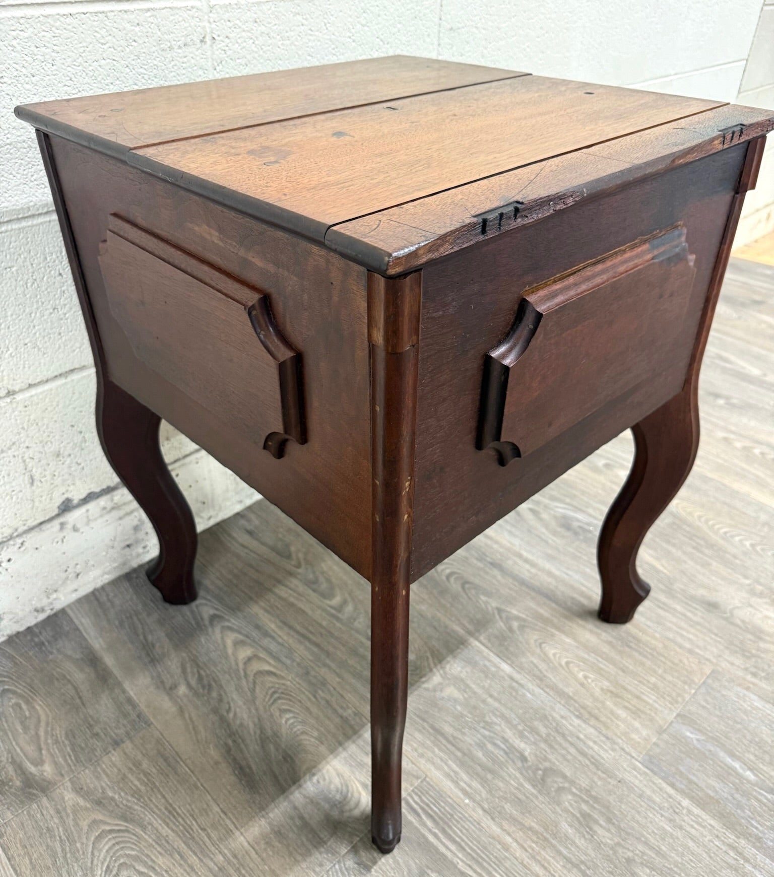 Antique 1872 Brown’s Patent Victorian Convertible Stand Secretary Writing Table