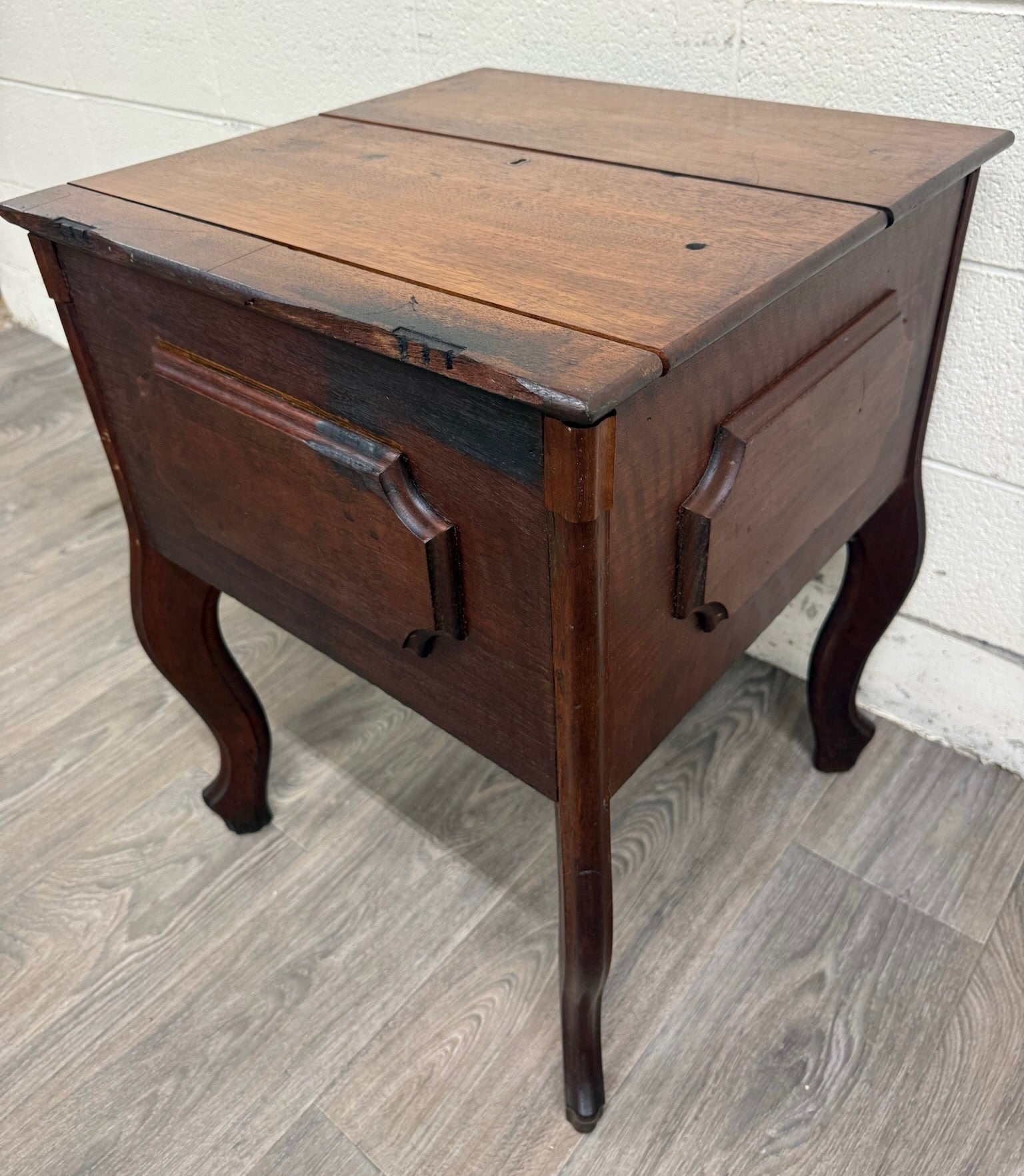 Antique 1872 Brown’s Patent Victorian Convertible Stand Secretary Writing Table