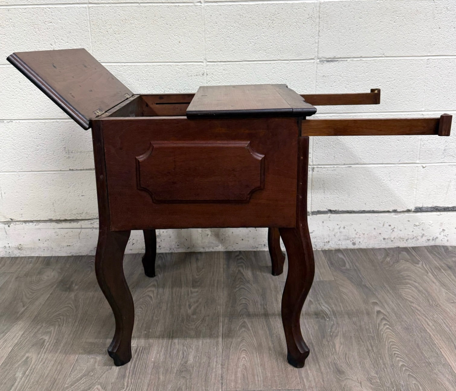 Antique 1872 Brown’s Patent Victorian Convertible Stand Secretary Writing Table