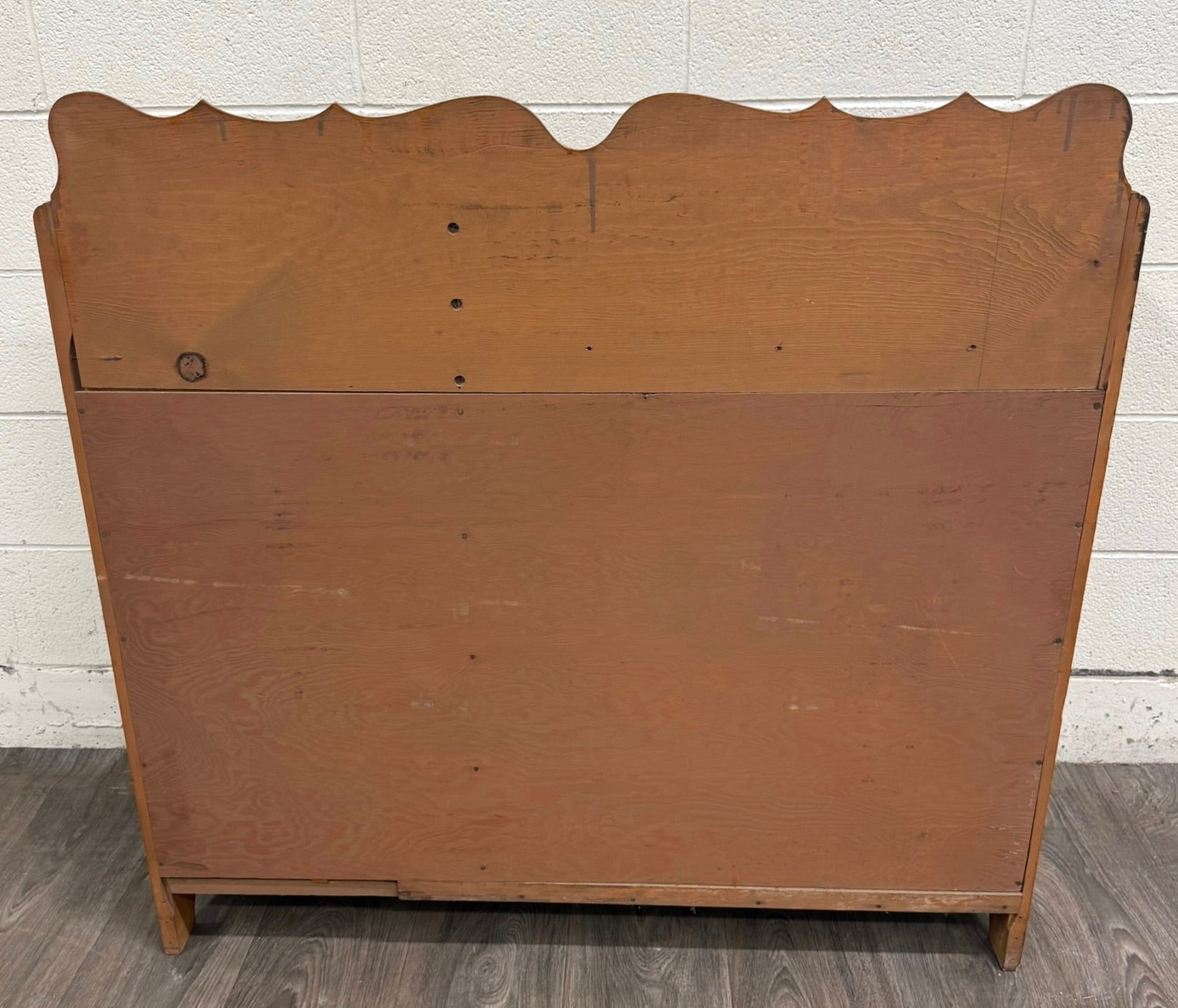 Vintage Colonial Revival Oak Dry Sink Washstand Cabinet