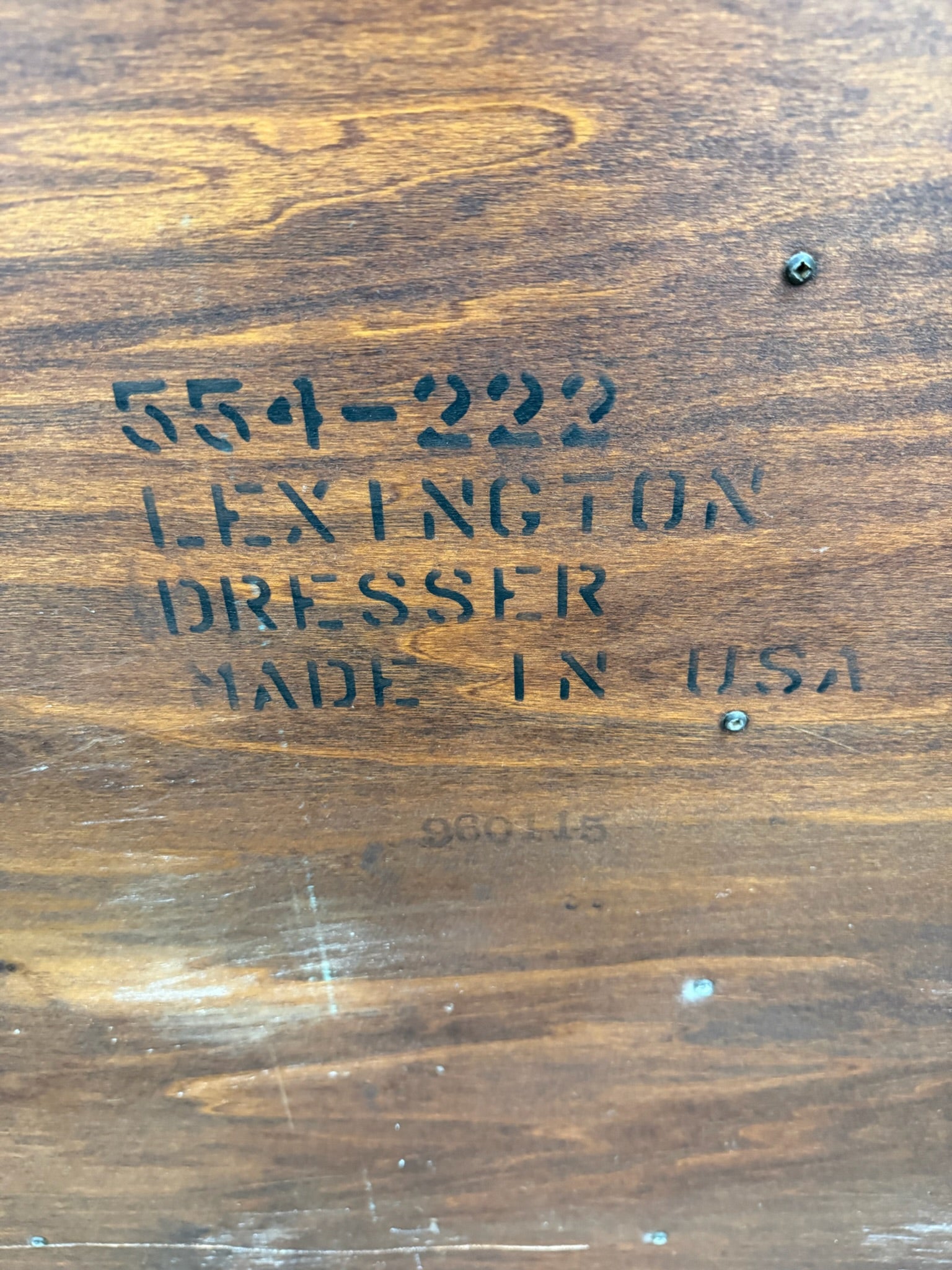 Vintage Lexington Furniture Palmer Home Collection Dresser 554-22