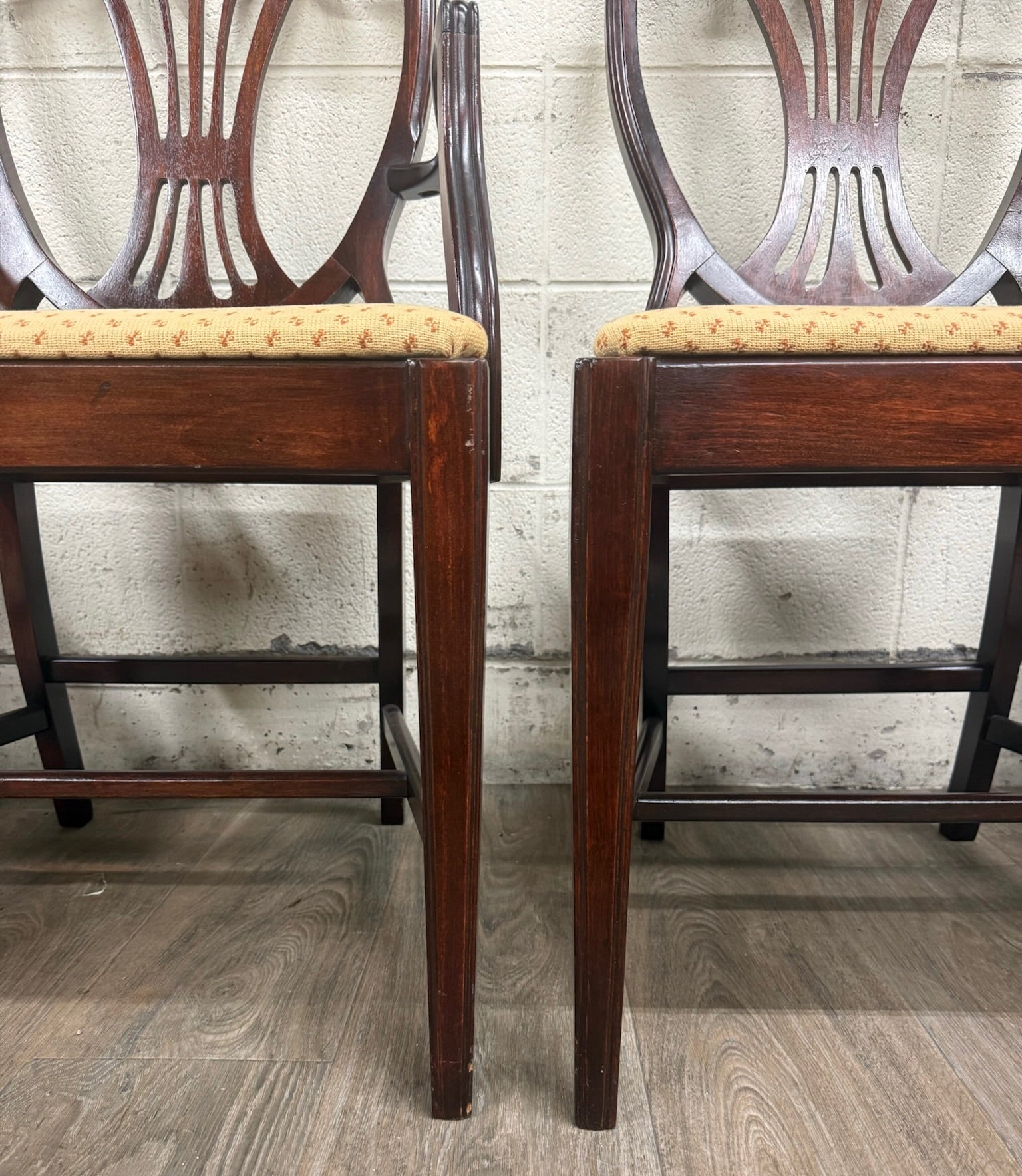 Antique Hepplewhite Duncan Phyfe Style Mahogany Dining Chairs - Set of 6